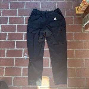 Carhart Casual Black Elastic Waist Pants relaxed fit